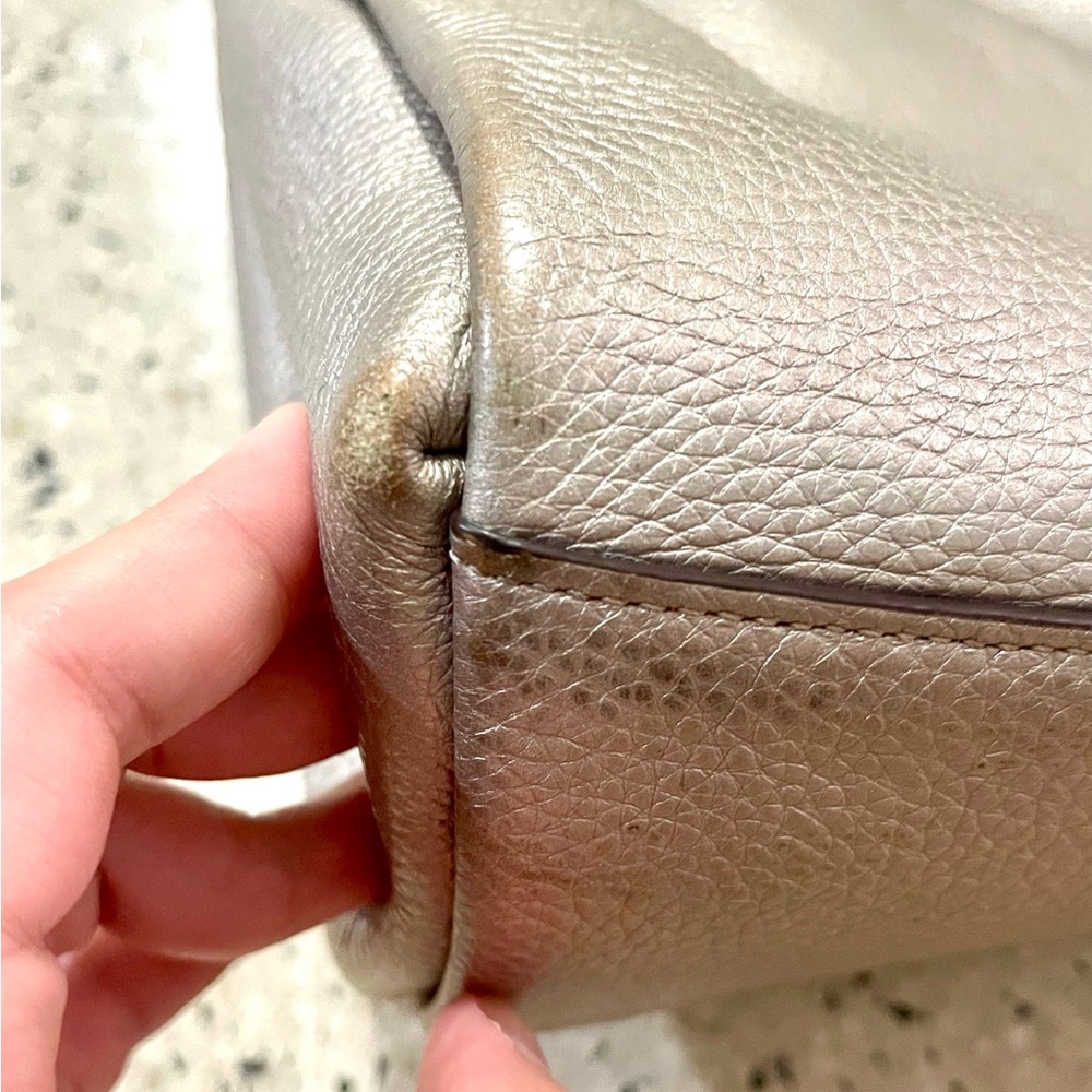 Coach Mia Metallic Shoulder Bag - Picture 10 of 14